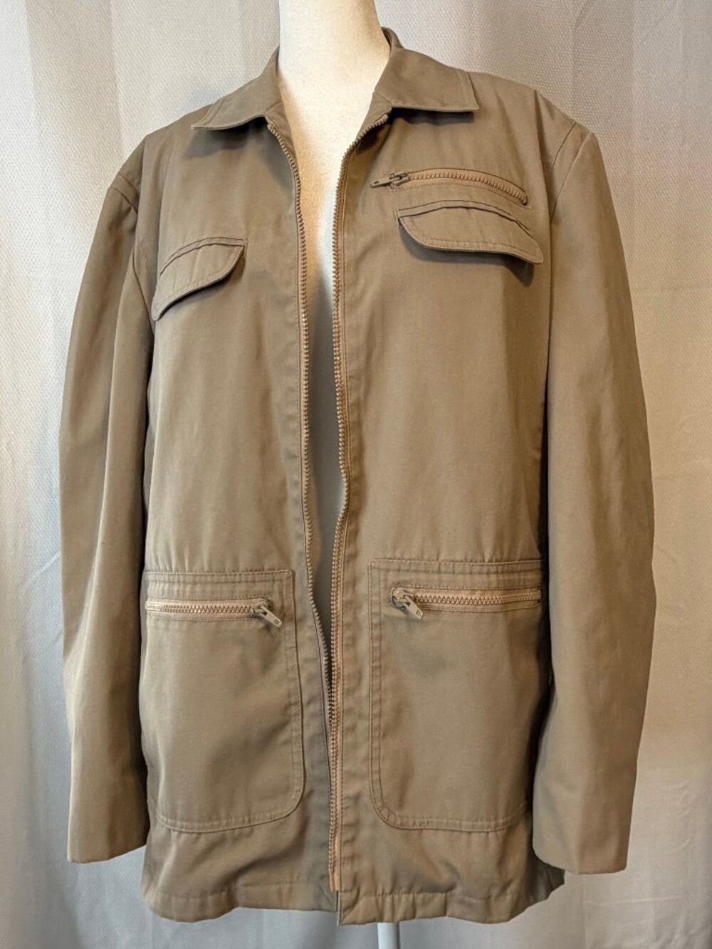 Vintage 90's Khaki/Tan London Fog Field/Utility Jacket Unisex